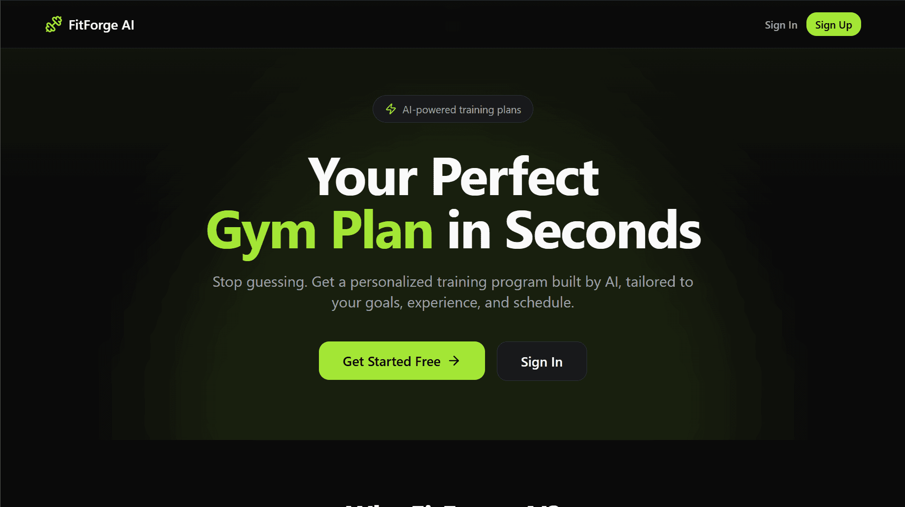 FitForge AI